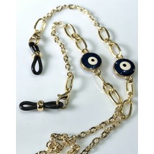 Thinblack Gözlük Zinciri Lacivert Nazar Boncuklu