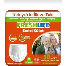 Freshlife Külotlu Hasta Bezi Yetişkin Emici Külotlu Bez M (Medium) 30 Adet