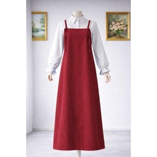 Nirva Butik Düz Gabardin Tesettür Jile Elbise – Minimal Tasarım, Rahat Kesim