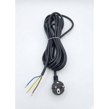 İNWATT 10 Metre Topraklı Hazır Fişli Elektrik Uzatma Kablosu 3x1.5 Mm² Siyah
