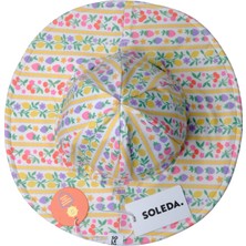 Soleda Uv Korumalı Çift Taraflı Ayarlanabilir Bebek Çocuk Şapkası Fruits 0-6 Yaş