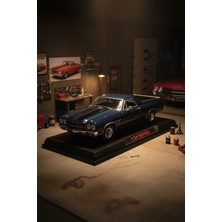 Rozitoys 1:24 1970 Chevy El Camıno Ss 396 Araba Mavi