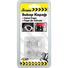 PINUKS Sibop Kapağı Sılver 4lü Krom Vakum Takım  PİNUKS-AUTOMIX012059
