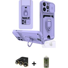 Cepte Toptan iPhone 14 Pro Vadi Form Prime - Siyah Joko Magic 5d Hayalet Cam + Gold Raze Metal Kamera Lens