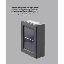 Uslucan Alışveriş Dış Mekan Güneş Paneli ile Aydınlatma Lambası