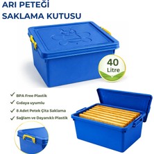 Aksaray Arıcılık Bal Taşıma Arı Peteği Saklama Kutusu 40 Litre Petek Saklama Kabı Arı Çerçeve Saklama Kutusu