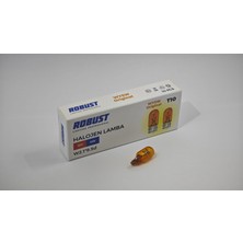 PINUKS T10 5W Büyük Dipsiz Ampul Doğal Cam Turuncu ( Amber ) Adet