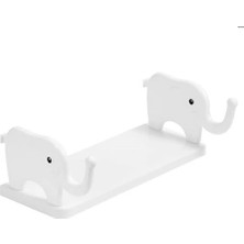Fil Desenli Yapışkanlı Çok Amaçlı Raf