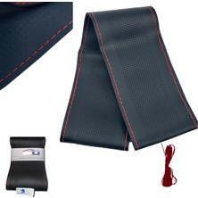 PINUKS Direksiyon Kılıfı S.deri Dikmeli Md:3  Ipi Kırmızı Adet  PİNUKS-TC15-121021