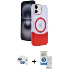 Cepte Toptan iPhone 11 Kozmos Form Özel Seri - Şeffaf Royal Nano Ekran Koruyucu + Gökkuşağı Pers Alüminyum Kamera Lens