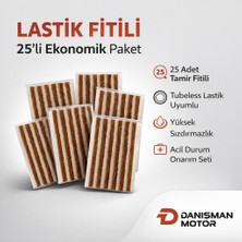 Lastik Fitili 25’li Set – Tubeless Lastik Tamir Fitili (Oto & Motosiklet Uyumlu)