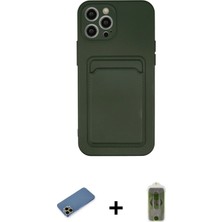 Cepte Toptan iPhone 12 Pro Max Vadi Çizgi Prime - Siyah Joko Magic 5d Hayalet Cam + Gold Shine Kamera Lens Koruma Cam