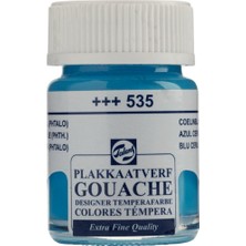 Kitabevimden Talens Guaj Boya 16 ml Cerulean Blue (Gök Mavisi) 535--10 Lu