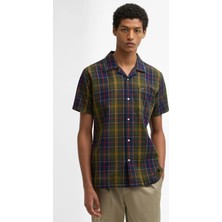 Barbour Clyde Seersucker Tartan Summer Fit Gömlek TN11 Classic Tartan