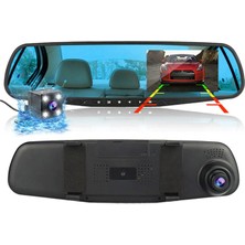 PINUKS Dvr Ayna Monitörlü  Kayıt Cihazı Ön-Arka Kamera  Fullhd     ( 002898 ) Set  PİNUKS-TC26-180300