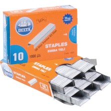 Kitabevimden Delta Zımba Teli 1000 Li No:10 Beyaz 1622 (10 Paket)