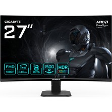 Gigabyte Gıgabyte GS27FC2 240Hz 1ms Hdr Ready Full Hd Curved  Va 1500R  Gaming (Oyuncu) Monitör