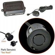 PINUKS Park Sensörü Ses Ikazlı 22MM Siyah Adet  PİNUKS-GR-PS-LD01