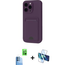 BUTİMAR'S iPhone 16 Plus Vadi Çizgi Prime - Siyah 3D Antistatik Cam Ekran Koruyucu + Lacivert Raze Metal Kamera Lens