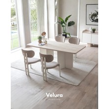 Velura Home & Living Flora Yemek Masası (Sadece Masa)