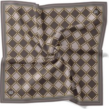 Lêvi D'or Levidor Kristal Eşarp Baklava Desen Küf Yeşili