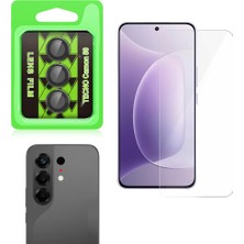 Gpack Tecno Camon 50 Kamera Lens Koruyucu + Ekran Koruyucu