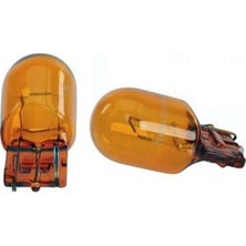 PINUKS 12 21W 93 T20 Dipsiz Ampul Turuncu ( Amber ) Adet  PİNUKS-SUP-3705
