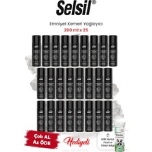 Selsil 200 ml - 25'li Emniyet Kemeri Yağlayıcı ve Rosıe