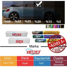 PINUKS Cam Filmi 50CMX6MT Black %20 Adet