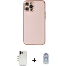 Cepte Toptan iPhone 12 Pro Max Ahenk Işık - Siyah Joko Magic 5d Cam + Gold Shine Kamera Lens