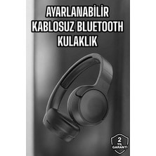 Teknodayım Teknolajık Kulak Üstü Kablosuz Bluetooth Kulaklık Gürültü Önleyici Uzun Şarj Süreli Serı