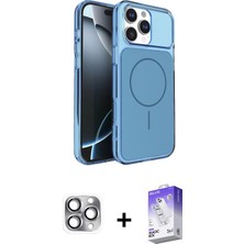 BUTİMAR'S iPhone 16 Pro Max Kutup Doku Serisi - Siyah Bilvis 5in1 3D Magic Cam Ekran Koruyucu + Gri Pers Alüminyum Kamera Lens