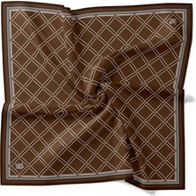 Lêvi D'or Levidor Kristal Eşarp Baklava Desen Acı Kahve