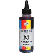 Dr. Gusto Yenilebilir Yazıcı Gıda Mürekkebi Magenta (Kırmızı) 115 ml – Pasta Baskı ve Gıda Yazıcı Mürekkebi