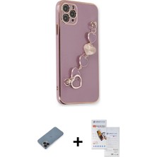 Cepte Toptan iPhone 11 Pro Max Nova Işık Prime - Siyah Seramik Nano Ekran Koruyucu + Siyah Metal Kamera Lens Koruma Cam