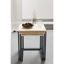 KODIGU Promo Zigon Sehpa - 45X45 - 45X40 - 45X35 -  Eko Ürün