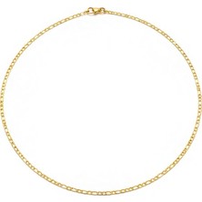 Brezza Lusso Jewelry Figora Model Çelik Sade Zincir Kadın Kolye