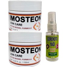 Süper Imosteon Masaj ve Bakım Kremi 150 ml x 2 Ad+Çörek Otu Yağı ile 30 ml