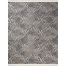 Nexus Halı Hanzade 3120 Gri Triko Akrilik Yumuşak Dokulu Kolay Temizlenebilir Halı