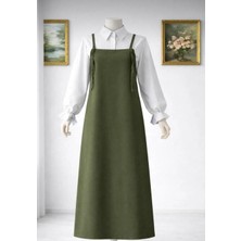 Nirva Butik Düz Gabardin Tesettür Jile Elbise – Minimal Tasarım, Rahat Kesim