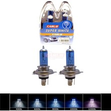 PINUKS H4 Ampul 12V 55/100W Süper Beyaz  Işık 12V Takım