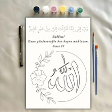 Boyaa Kasas 24 Mealli Islami Dini Boyama Seti Hobi Kiti