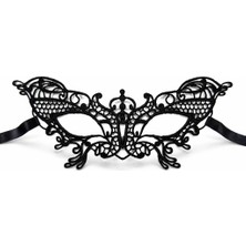 Twin Store Siyah Dantel Venedik Maskesi Kadın – Zarif Parti Balo Maskesi 2 No