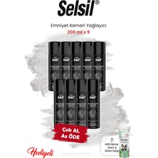 Selsil 9'lu Emniyet Kemeri Yağlayıcı 200 ml ve Rosıe