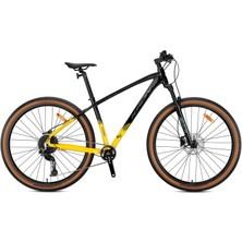 Kron XC300 Pro 29 Jant 17K 10 Vites H.disk Dağ Bisikleti Siyah Sarı Füme