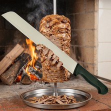 Akyüz Home Sürmene Döner Bıçağı Kaşar ve Kavurma Bıçak Paslanmaz Çelik 48 cm Dönerci Bıçağı Sürbisa 61633