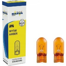 PINUKS T10 12V 5W Dipsiz Turuncu Ampul Adet  PİNUKS-NARVA17169