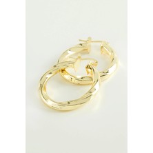 Ronanna Burgulu Halka Küpe 3 cm