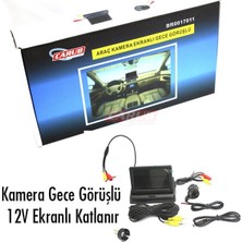 PINUKS Kamera Katlanır Ekran 4,3"  12V  Gece Görüşlü Adet  PİNUKS-BR0017011