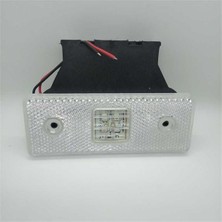 PINUKS Yan Sinyal Lamba Ledli Braketli 12V Beyaz Adet